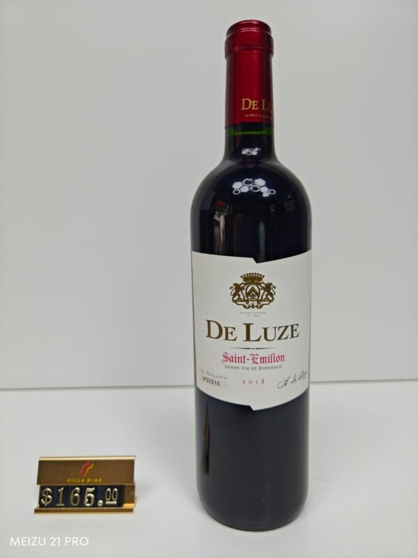 DE LUZE SAINT EMIFION 2018