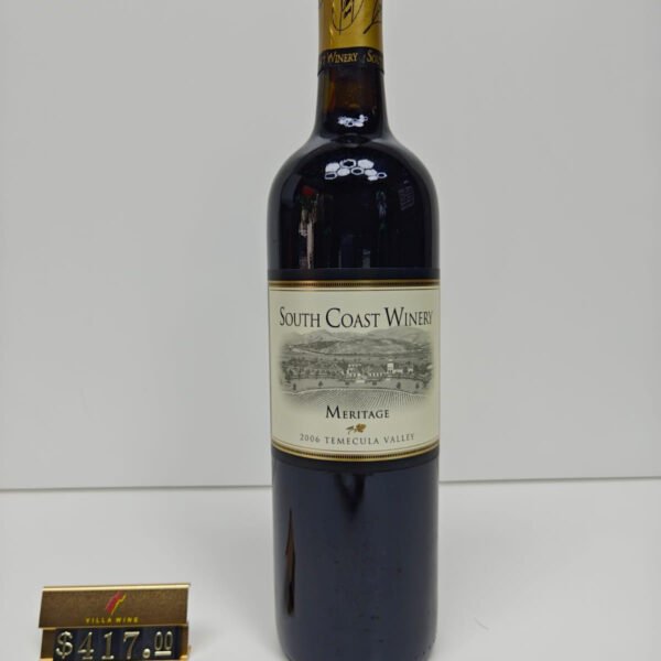 2006 MERITAGE TEMECULA VALLEY SOUTH COAST WINERY